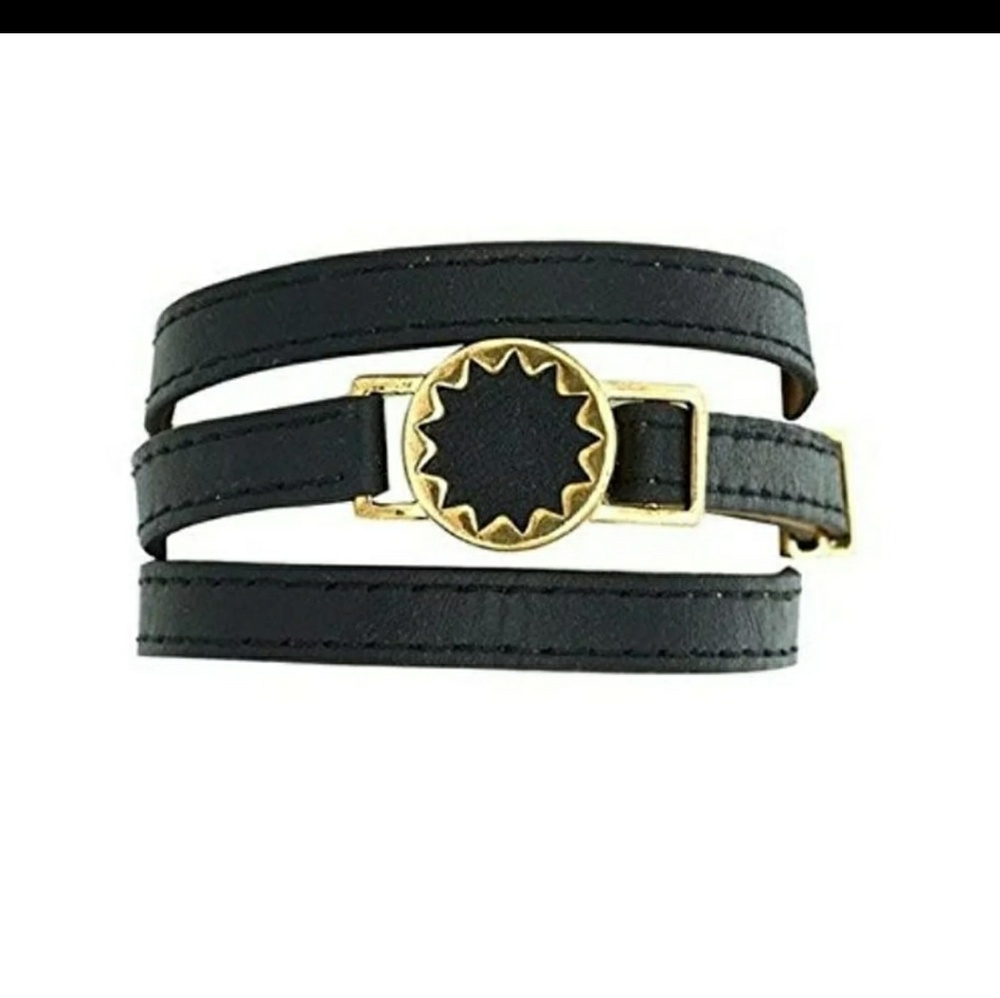 HOUSE OF HARLOW LEATHER BRACELET